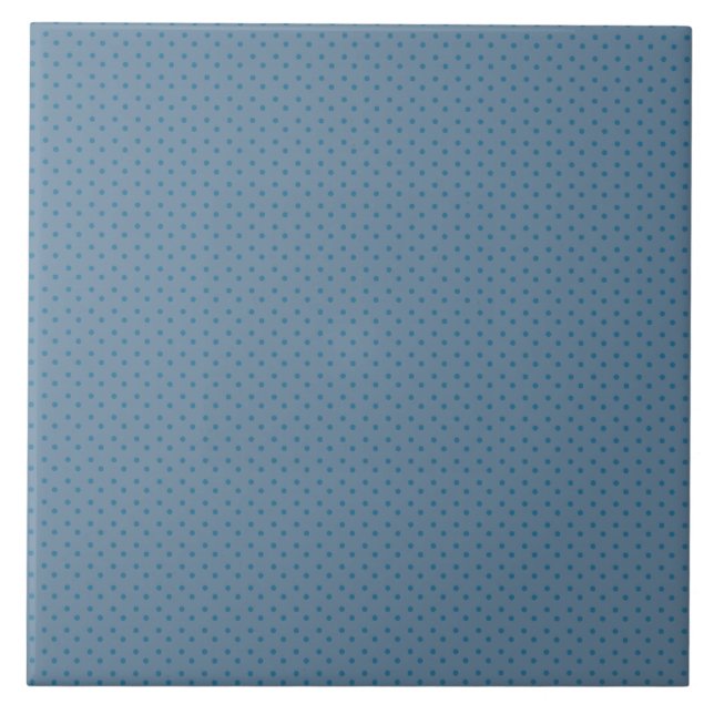 Slate blue design ceramic tile (Front)