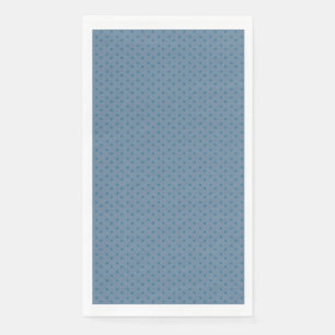Slate blue design paper guest towels
