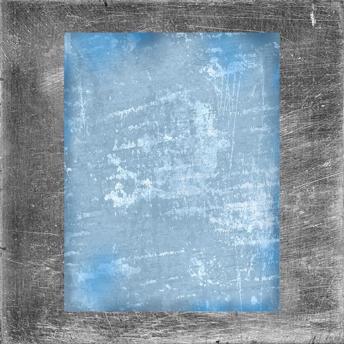 Slate Blue Grunge Scrapbook Paper