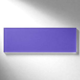 Slate Blue Long Custom Name Tag