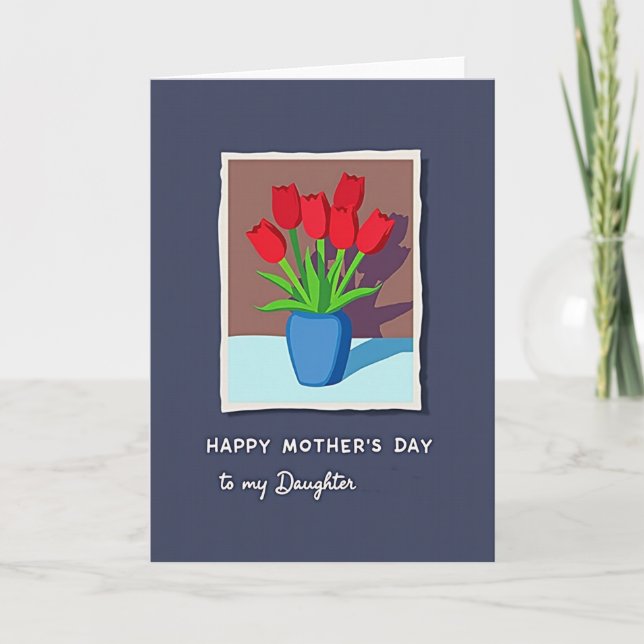 Slate Blue Pattern Card (Front)