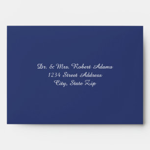 Slate Blue Trim All - Envelope