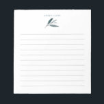 Slate Botanicals Themed | Lined Notepad<br><div class="desc">A vibrant slate botanical themed notepads for your home or office.</div>