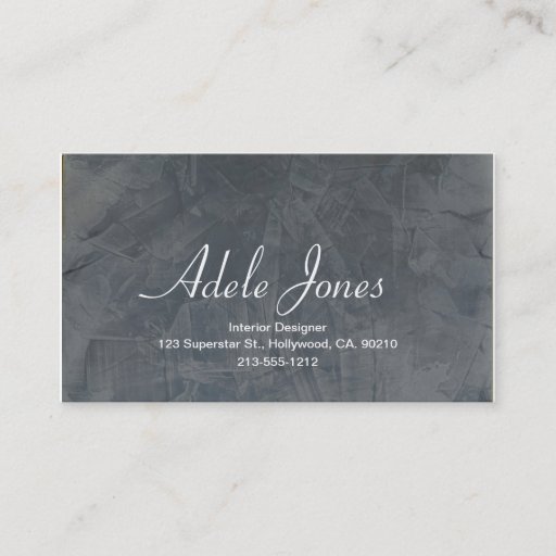 Customizable Slate Business Card