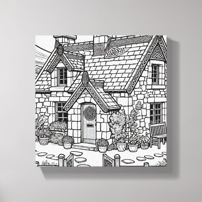 Slate Cottage #12 Canvas Print (Front)
