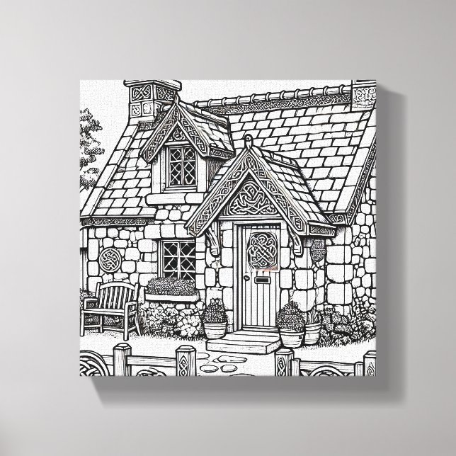 Slate Cottage #17 Canvas Print (Front)