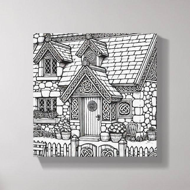Slate Cottage #22 Canvas Print (Front)