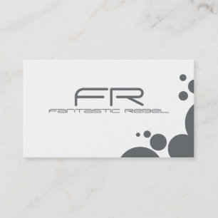 Slate Fantastic Rebel Business Cards