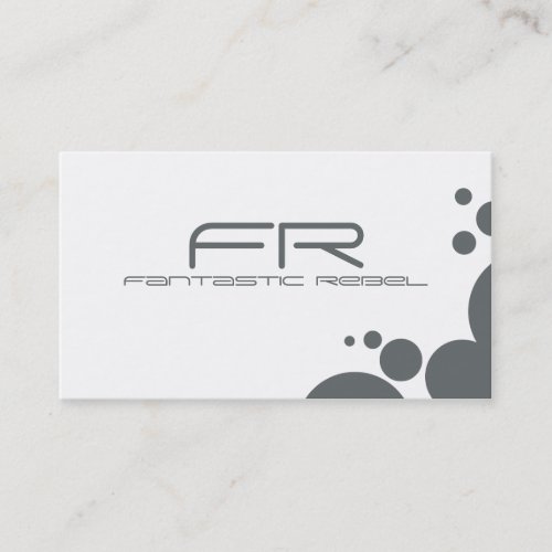 Slate Fantastic Rebel Business Cards