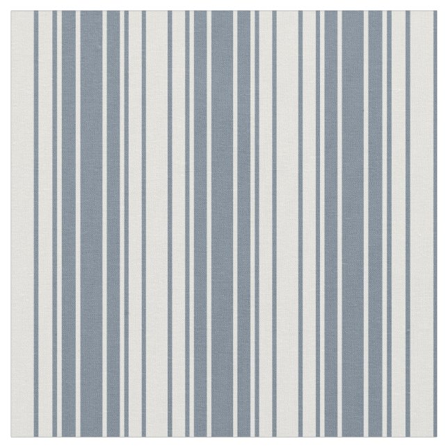 Slate Gray and Light Cyan Lines Fabric (Close Up)