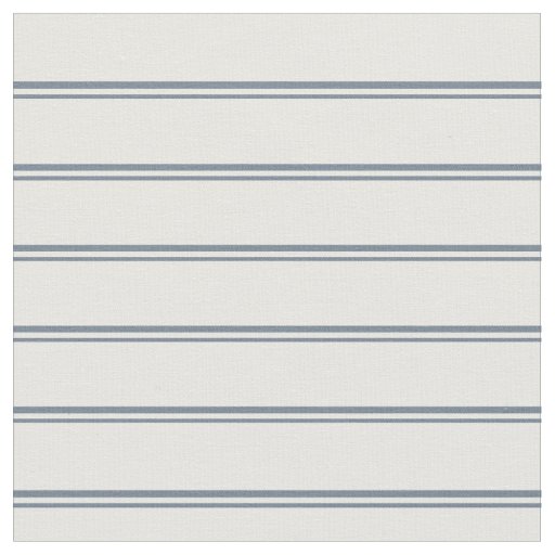 Slate Gray and Mint Cream Lined Pattern Fabric