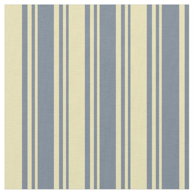 Slate Gray and Tan Striped/Lined Pattern Fabric (Close Up)