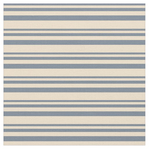 Slate Gray and Tan Striped/Lined Pattern Fabric