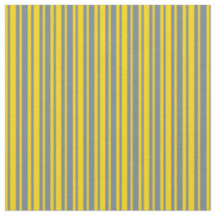 Slate Gray and Yellow Pattern Fabric