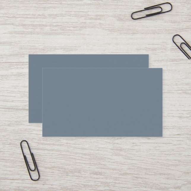 Slate Gray Business Card (Front/Back In Situ)