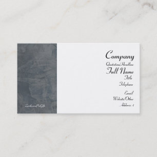 Slate Gray Business Cards