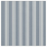[ Thumbnail: Slate Gray & Light Cyan Lines Fabric ]