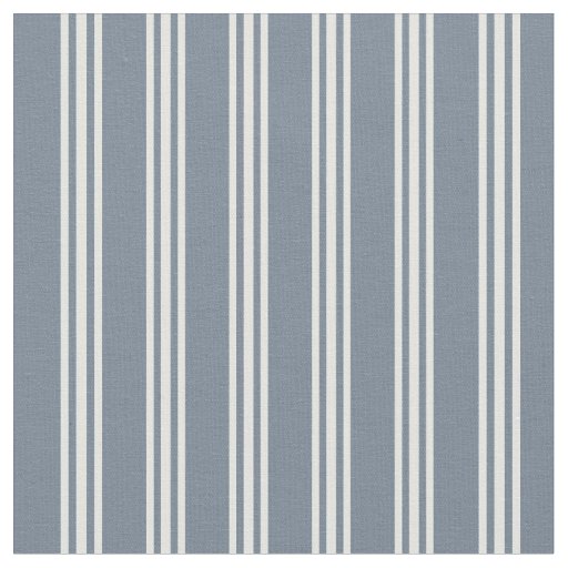 Slate Gray & Light Cyan Lines Fabric