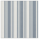 [ Thumbnail: Slate Gray & Light Cyan Stripes Fabric ]