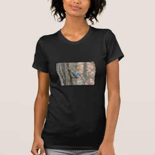 Slate Gray Nuthatch Songbird Coordinated Items T-Shirt