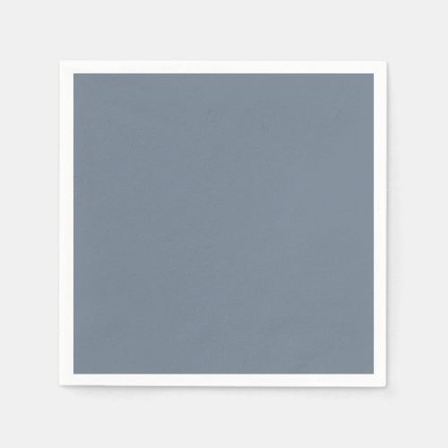 Slate Gray Standard Cocktail Paper Napkin