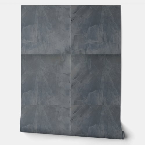 Slate Gray Venetian Plaster Tile Wallpaper Slate Gray Venetian Plaster Tile Wallpaper