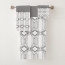 Slate Gray White And Black Modern