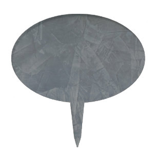 Slate Grey Venetian Plaster Cake Topper