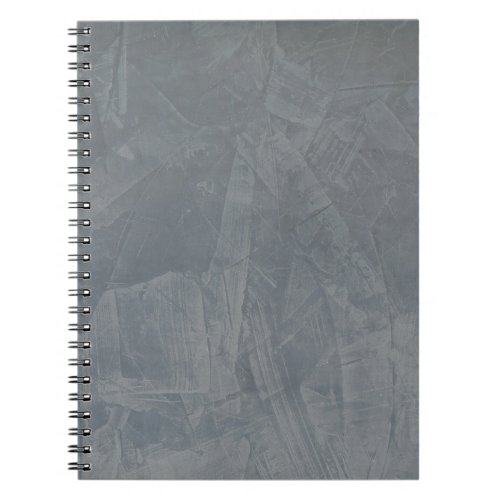Slate Grey Venetian Plaster Notebook