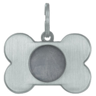 Slate Grey Venetian Plaster Pet Tag