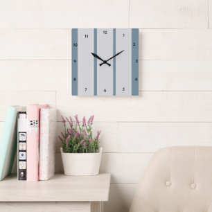 Slate Mint metal Acrylic Wall Clock