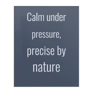 Slate Professional Condensed Perfusionist Print Acrylic Print