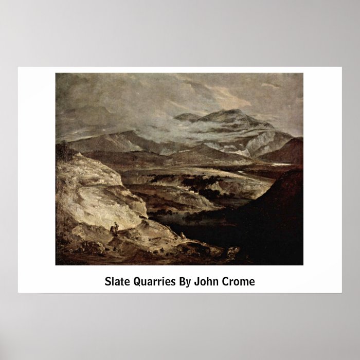 Slate Quarries By John Crome Posters