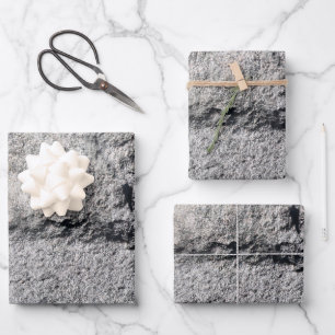 Slate Rock Wrapping Paper Sheets