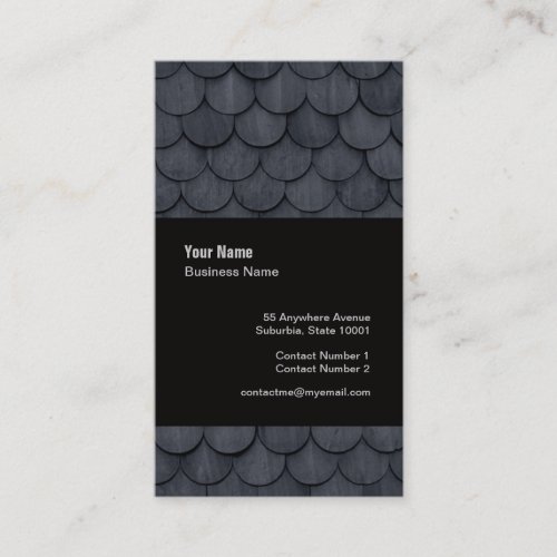 Slate Roof Tiler Slater Template Business Card