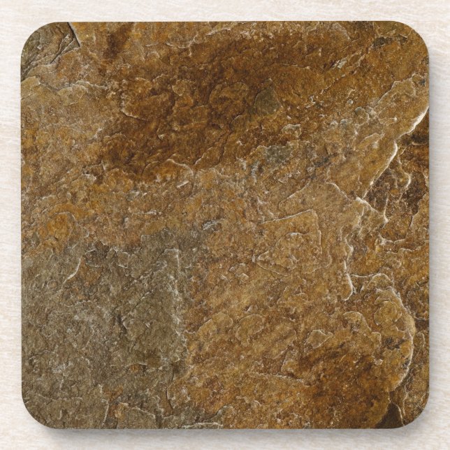 Slate Stone Background - Customized Template Blank Beverage Coaster (Front)