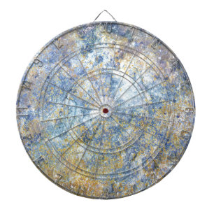 Slate Stone Photograph Dart Board