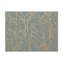 Slate 'Tree' Wedding RSVP