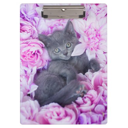 Slater Purple Floral Clipboard