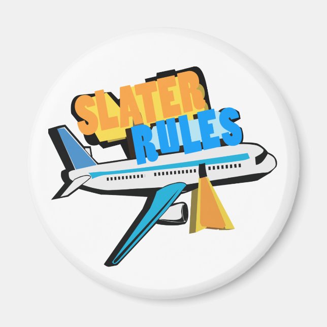 Slater Rules Magnet (Front)