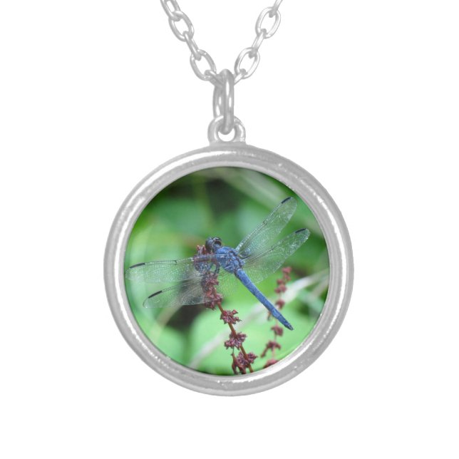 Slaty Skimmer Dargonfly Necklace (Front)