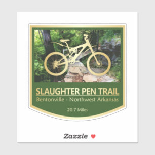 Slaughter Pen Trail (bike2) Sticker