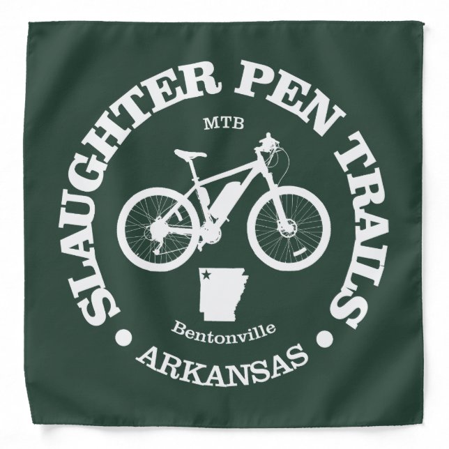 Slaughter Pen Trails (cycling) Bandana (Front)