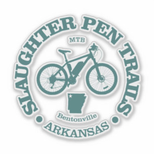 Slaughter Pen Trails (cycling) Sticker