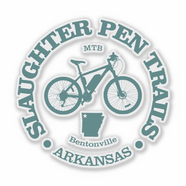 Slaughter Pen Trails (cycling) Sticker (Front)