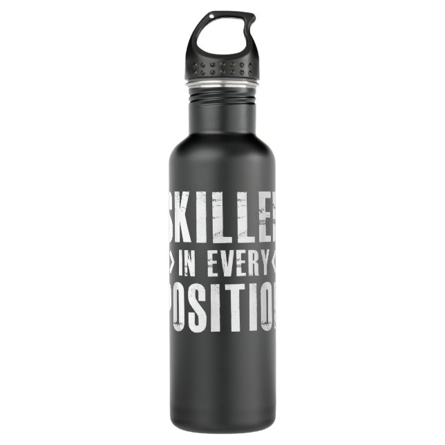 Slaughter to Prevail Tank Top.png Stainless Steel Water Bottle (Front)