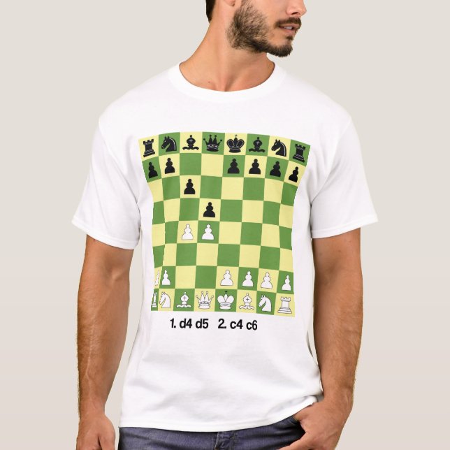 Slav Defense Chess Openings Shirt Chess Gift (Front)