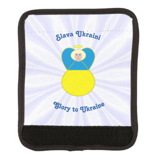 Slava Ukraini Glory to Ukraine Angel Luggage Handle Wrap