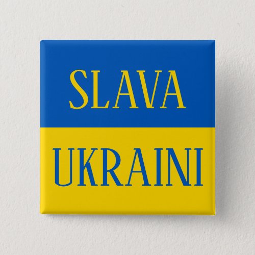Slava Ukraini Glory to Ukraine flag pin