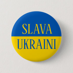 Slava Ukraini Glory to Ukraine flag pin Knapp